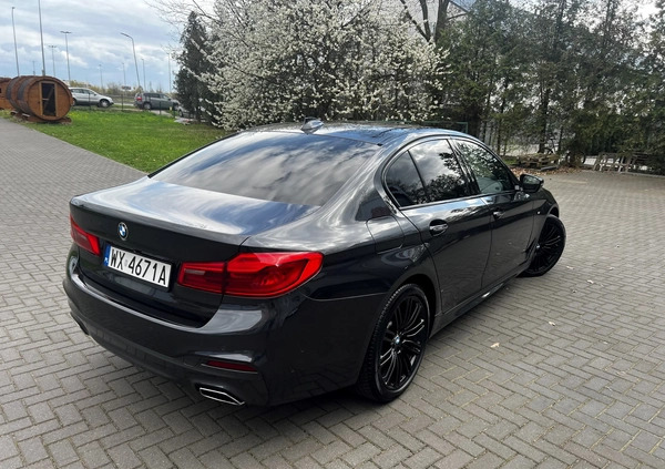 BMW Seria 5 cena 135000 przebieg: 229931, rok produkcji 2018 z Józefów małe 379